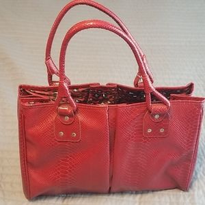 Elizabeth Arden snakeskin purse bag